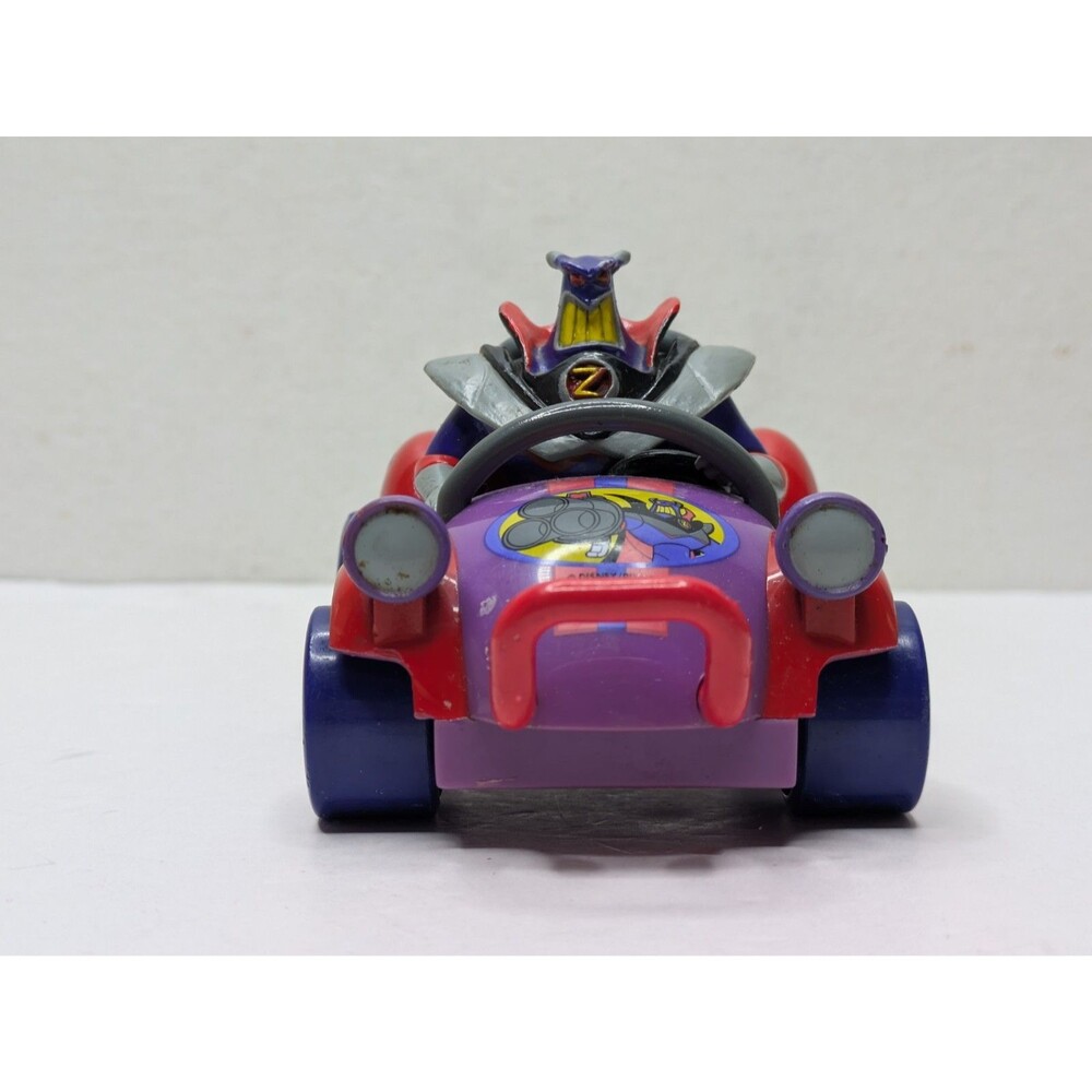 Toy Story 2 Emperor Zurg Pull Back Race Car Vintage Disney Pixar Buzz Lightyear